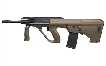 Picture of Steyr Arms AUG A3 M2 NATO, Semi-automatic, Bullpup, 223 Remington/556NATO, 16" Cold Hammer Forged Barrel, Mannox Finish, OD Green, Extended Picatinny Rail, Synthetic Stock, Two-Position Cross Bolt Safety, 30 Rounds, 1 Magazine, Includes QD Sling Swivel AUGM2A3GRNNATOEXT