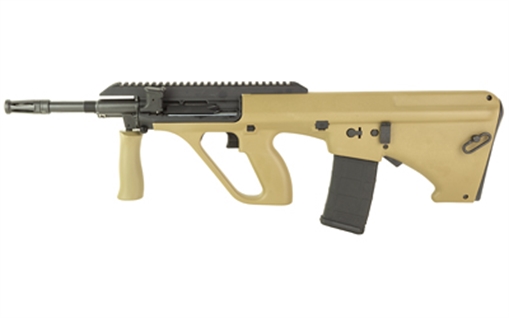 Picture of Steyr Arms AUG A3 M2 NATO, Semi-automatic, Bullpup, 223 Remington/556NATO, 16" Cold Hammer Forged Barrel, Mannox Finish, Black, Extended Picatinny Rail, Synthetic Stock, Two-Position Cross Bolt Safety, 30 Rounds, 1 Magazine, Includes QD Sling Swivel, Bolt Release AUGM2A3MUDNATOEXT