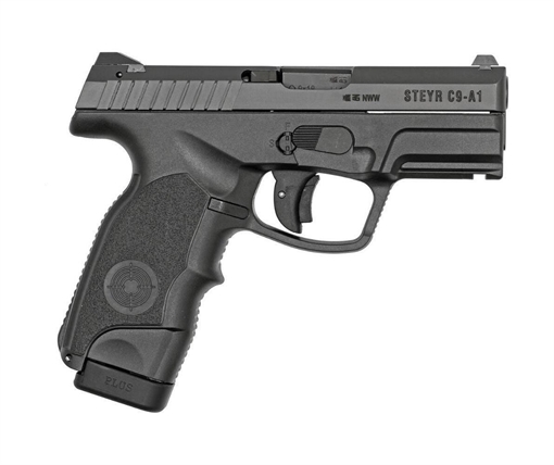 Picture of Steyr C-A1 Semi Auto Compact 9mm 17rd Polymer Frame Black SAI-C9-A1-9MM