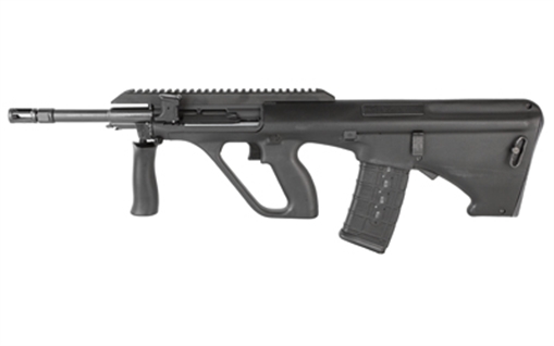 Picture of Steyr Arms AUG A3 M2, Semi-automatic Rifle, 300Blackout, 16" Barrel, Synthetic Stock, Extended Rail, Ambidextrous QD, Foldable Charging Handle, Matte Finish, Black, 30 Rounds AUGM2BLKEXT300 AUGM2BLKEXT300SP