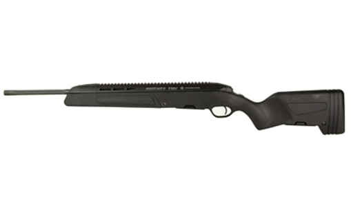 Picture of Steyr Arms Scout II, Bolt Action Rifle, 308 Winchester, 19" Threaded Barrel, 1/2x20 Threaded, Matte Finish, Black, Synthetic Stock, Integrated Bipod, Integrated Ghost Ring Sights, 5 Rounds, 2 Magazines 26-14455-100A 2614455100A