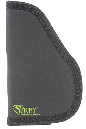 Picture of Sticky Holsters Pocket Holster, Ambidextrous, Fits Guns with Lasers: Glock 26/27 Ruger SR9C/SR22/SR40, S&W M&P 9/40 Compact, Taurus Millennium 145/745 PT 111/140 MD-4Gen1ModifiedforLaser MD-4-GEN1-MOD