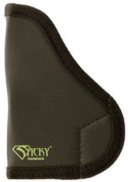 Picture of Sticky Holsters Pocket Holster, Ambidextrous, Fits Micro Handguns-Automatics/ Derringers Up to 2.5" Barrel, Taurus 22/25, Beretta Bearcat and Tomcat, Black Finish SM-1 SM1