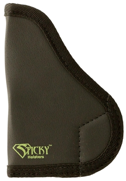 Picture of Sticky Holsters SM-1 IWB Size Small Size 1 Black/Green Latex Free Rubber Fits NAA Pug Ambidextrous SM1NAAPUG