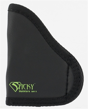 Picture of Sticky Holsters Pocket Holster, Ambidextrous, Fits Glock 42, Kimber Micro 9, Kimber Solo, Diamondback DB9 and Sig Sauer P938, Neoprene, Black Finish SM-5 SM5