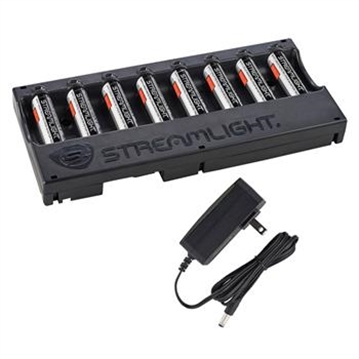 Picture of STREAMLIGHT 8 UNIT SL-B26 BANK CHARGER 120V/100V AC INCLUDES (8) SL-B26 BATTERIES 20224