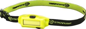 Picture of STREAMLIGHT BANDIT HEADLAMP ULTA COMP LOW PROFILE USB RECHARGABLE 180 LUMENS YELLOW W VISOR CLIP 61700