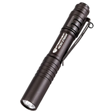 Picture of Streamlight MicroStream Pocket Light Black Anodized 45 Lumens White C4 LED 66318