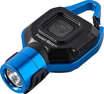 Picture of Streamlight Pocket Mate Key Chain Flashlight Blue with USB Cord Box 73302