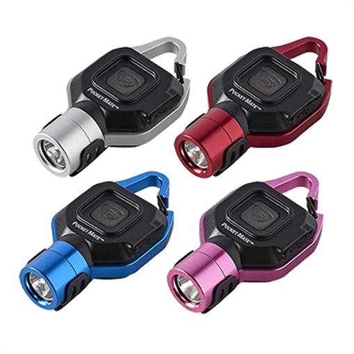 Picture of Streamlight Pocket Mate Key Chain Flashlight Red with USB Cord Box 73301