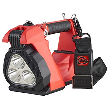 Picture of Streamlight Inc VULCAN CLUTCH RECHARGEABLE LANTERN 120V/100V AC/12V DC INCLUDES QUICK RELEASE STRAP ORANGE 44361