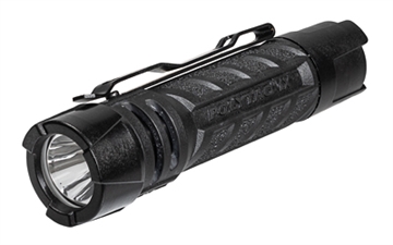 Picture of STREAMLIGHT FLASHLIGHT POLYTAC 1X  INCDS (1)CR123 LITH BATT & (1) AA ALK BATT - BLACK 86000