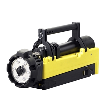 Picture of STREAMLIGHT PORTABLE SCENE LIGHT WITH 120V AC/12V DC- YELLOW POLE EXT TO 72" 90 DEGREE SWIVEL 3600 45670