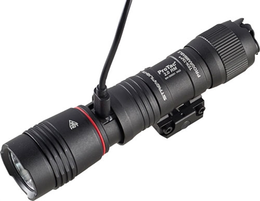 Picture of Streamlight ProTac 2.0 Black Anodized Aluminum 250/2000 Lumens White LED Bulb, 266 Meters Beam, Picatinny Rail Mount, Rifle 89003