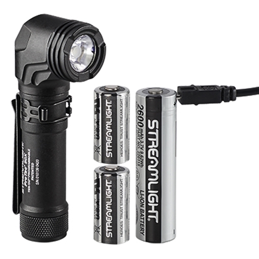 Picture of Streamlight ProTac 90X USB, Flashlight, LED, 1000 Lumens, Aluminum Body, Black Anodized Finish, Blister Pack 88095