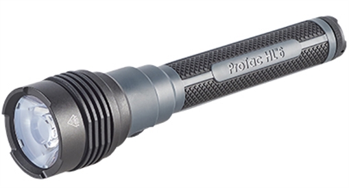 Picture of Streamlight ProTac HL 6, 5300 Lumens, 2 Hour Runtime, Black, Includes (2) Streamlight SL-B48 protected Li-Ion USB-C rechargeable battery packs, 120V USB Adapter, "Y" USB-C Cord and Wrist Lanyard 88131