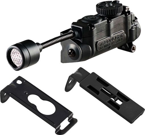 Picture of Streamlight Sidewinder Stalk, Military Helmet Light System w/Flexible Stalk, 76 Lumens, 12-200 Candela, 5.6 Hours of Run Time on High, 95 Hours of Run Time on Low, Black 14311