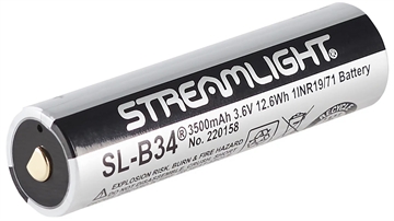 Picture of Streamlight SL-B34, USB-C Rechargeable Battery, 1 Pack, Black and Silver 22131