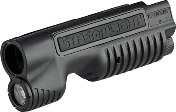 Picture of Streamlight TL Racker, Shotgun Forend Weaponlight, Fits Mossberg 500/590, Black Finish, 1000 Lumens, Does Not Fit 590 Shockwave 0809266 69600