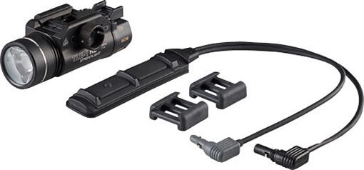Picture of Streamlight TLR-1 HL Black Anodized Aluminum, 1,000 Lumens White LED Bulb, 283 Meters Beam, Picatinny Rail/Rail Clamp Mount 69889