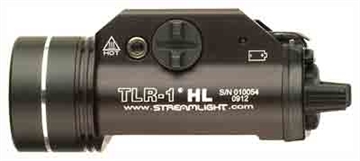 Picture of Streamlight TLR-1 HL, High Lumen Rail Mounted Tactical Light, C4 LED, 1000 Lumens, Strobe, Black, 2x CR123 Batteries 69260