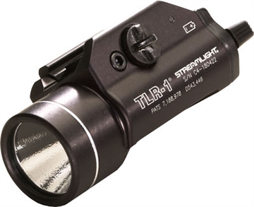 Picture of Streamlight TLR-1 Gun Light Black Anodized 300 Lumens White C4 LED 69110