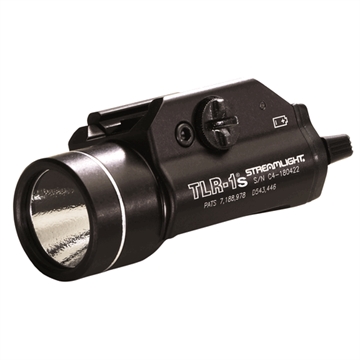 Picture of Streamlight TLR-1s, Tactical Light, C4 LED, 300 Lumens with Strobe, Batteries Included, Black 69210