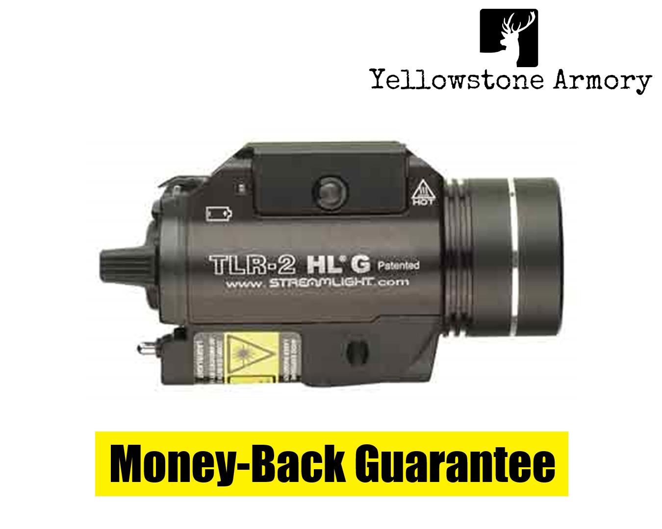 Streamlight TLR-2 HL G Weapon Light with Laser Black 1000 Lumens 69265-img-0
