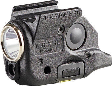 Picture of Streamlight TLR-6 HL Handgun Weapon Light for Glock 43x/48 300 Lumen Green Laser Black 69355