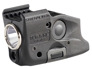 Picture of Streamlight TLR-6 HL Handgun Weapon Light for Glock 43x/48 300 Lumen Red Laser Black 69345