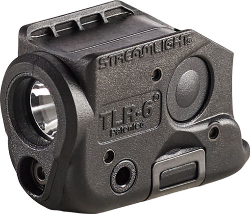 Picture of Streamlight Streamlight T LR-6, White LED with Red Laser, 100 Lumens, Anodized Finish, Black, Fits Taurus GX4, Includes Two 3V CR-1/3 N Lithium Batteries 69288