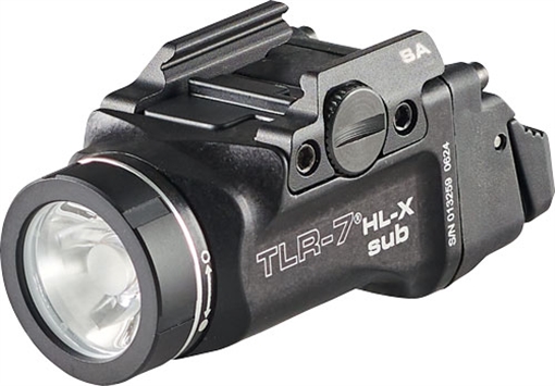 Picture of Streamlight TLR-7 HL-X sub USB (Springfield Armory Hellcat) - Includes mounting kit with key, multi-tool, (1) SL-B9 Li-Ion rechargeable battery pack, and USB-C cord - Black 69506