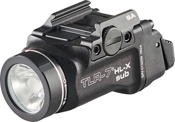 Picture of Streamlight TLR-7 HL-X sub USB (Springfield Armory Hellcat) - Includes mounting kit with key, multi-tool, (1) SL-B9 Li-Ion rechargeable battery pack, and USB-C cord - Black 69506