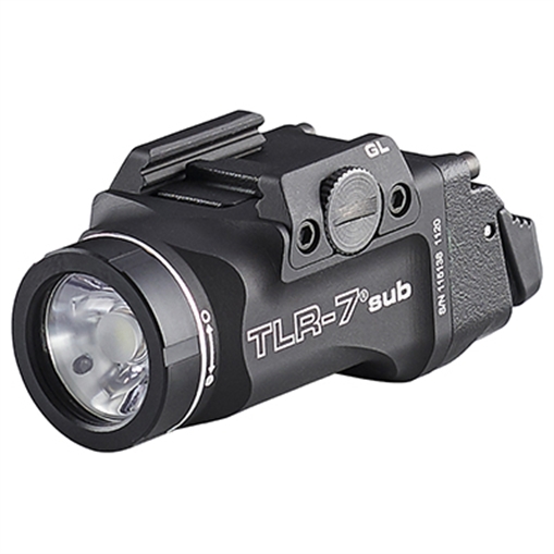 Picture of Streamlight TLR-7 X Sub Black Anodized 500 Lumens White LED S&W M&P M2.0/Beretta PX4 Storm 69402