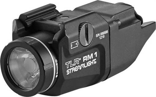 Picture of Streamlight TLR RM 1, 500 Lumens, 1.5 Hour Runtime, Comes with Remote Pressure Switch, Key Kit, and (1) CR123A Lithium Battery, Black 69440