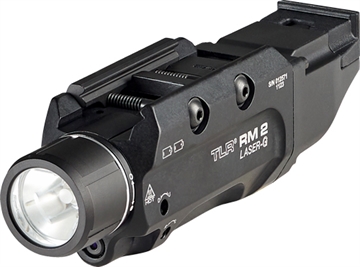 Picture of Streamlight TLR-2 RM w/Laser Black Anodized Aluminum, 1,000 Lumens White LED Bulb/Green Laser, 297 Meters Beam, Picatinny Rail Mount 69454