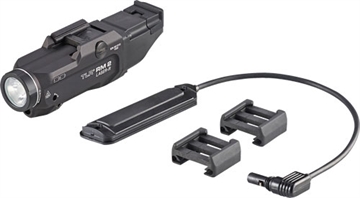 Picture of Streamlight TLR RM 2 Laser, Tac Light w/laser, 1,000 Lumens, Black, Includes Tail Cap Switch, Remote Pressure Switch, Mounting Clips, Key Kit 69447