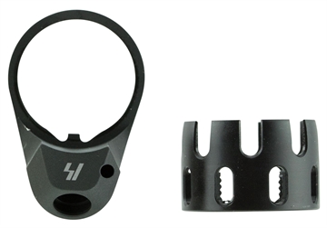 Picture of Strike Industries Enhanced Castle Nut w/ QD, Fits AR-15, Black SI-AR-ECNEEP-BK ARECN&EEPBK