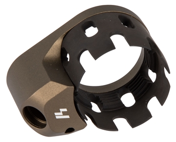 Picture of Strike Industries AR RECEIVER ENHANCED CASTLE NUT WITH EXT QD ENDPLATE FDE SI-AR-ECN&EEP-FDE ARECN&EEPFDE