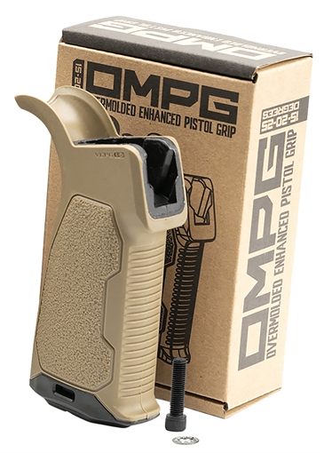 Picture of Strike AR Enhanced Pistol Grip 15 Degrees AR Platform Flat Dark Earth Rubber AROMPG15FDE