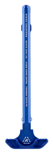 Picture of Strike Latchless Charging Handle AR-15 Blue Anodized Aluminum ARSLCHBLU