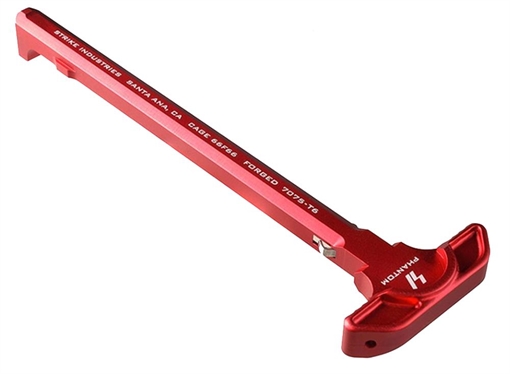 Picture of Strike Latchless Charging Handle AR-15 Red Anodized Aluminum ARSLCHRED