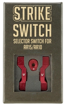 Picture of Strike Strike Switch 60/90 Degree Red Aluminum AR-Platform Ambidextrous ARSSSRED