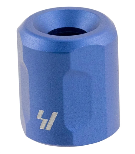 Picture of Strike Barrel Thread Protector 223 Rem/5.56x45mm NATO AR Platform Blue Anodized Aluminum 1/2"-28 tpi BCTPBLU