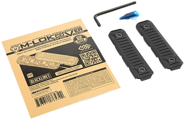 Picture of Strike Industries AR-CM-COVER-L-BK Cable Management Cover Long 3.14"L Black Polymer for M-Lok ARCMCOVERLBK