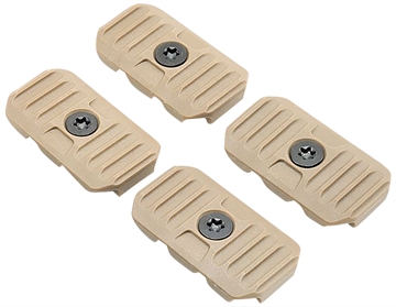 Picture of Strike Industries AR-CM-COVER-S-FDE Cable Management Cover Short 1.57"L Flat Dark Earth Polymer for M-Lok ARCMCOVERSFDE