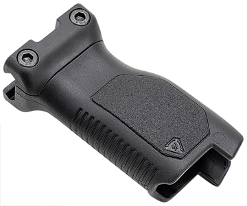 Picture of Strike Industries Angled Vertical Grip Long Black Polymer with Cable Management Storage for Picatinny Rail ARCMAGRAILLBK