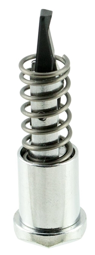 Picture of Strike Industries AR Forward Assist Chrome Anodized Steel Fits AR-15/M16 ARFACC