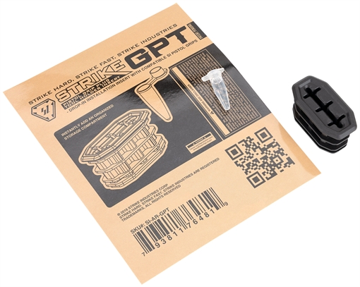 Picture of Strike Industries Grip Plug Tool Grip Plug Black Pistol Grip Storage Insert for Compatible Strike Industries Pistol Grips ARGPT
