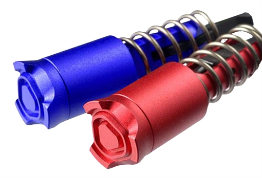 Picture of Strike Industries AR Forward Assist Blue Anodized Aluminum Fits AR-15/M16 ARSFABLU